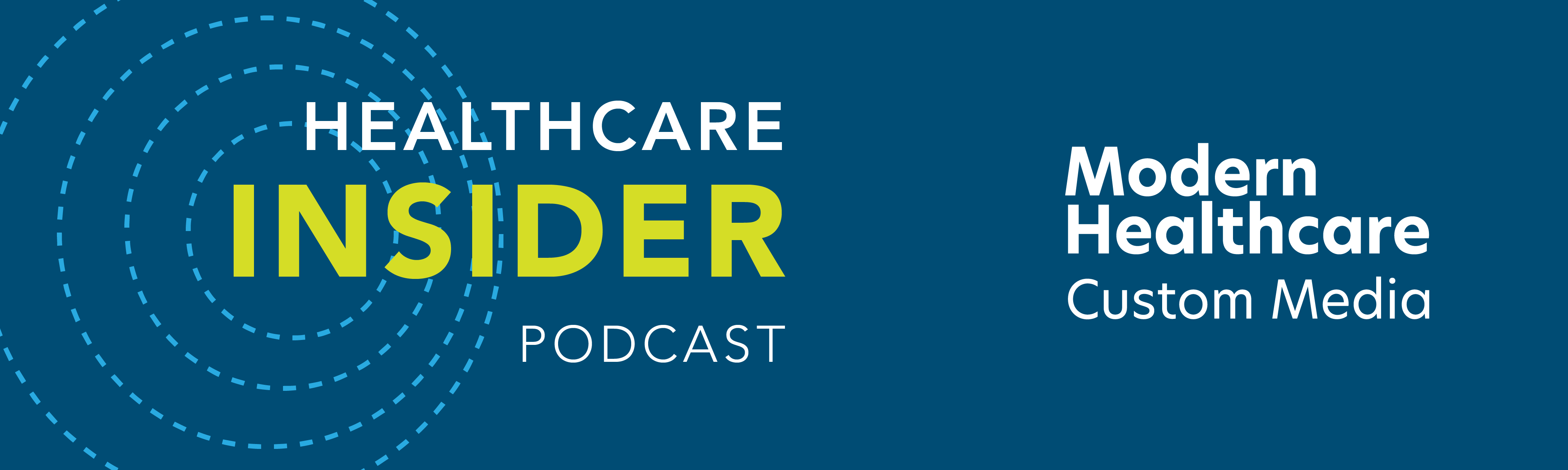 healthcare insider podcast banner image web